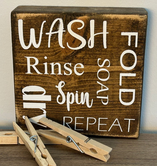 Wash Dry Fold Repeat