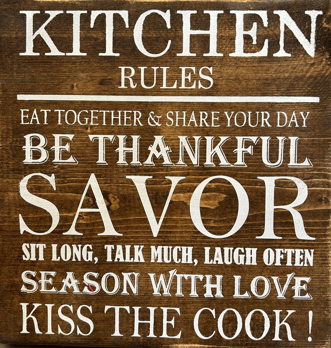 Kitchen Rules