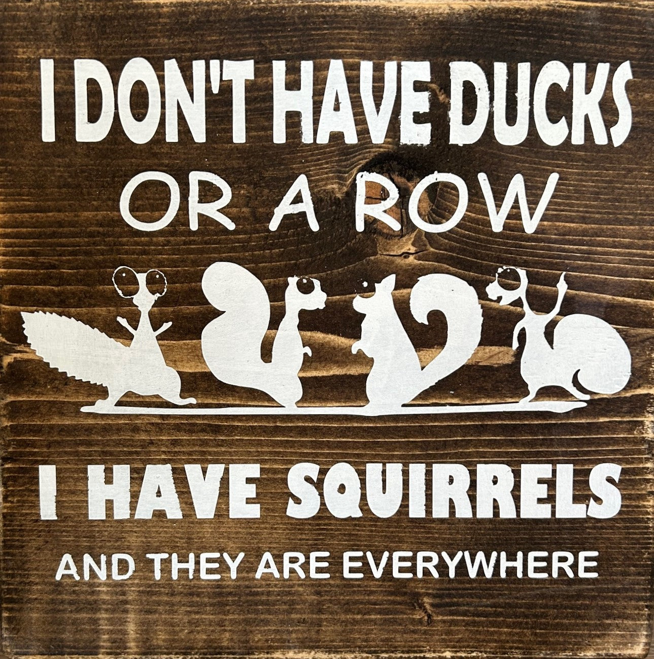 I Don't Have Ducks...